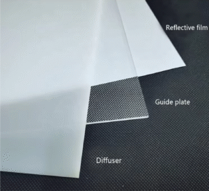 light guide panel+light diffusion panel