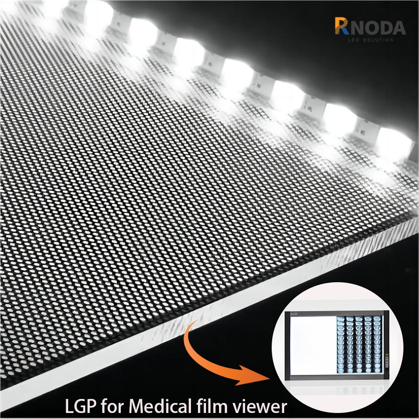 Light Guide Plates for LED X-Ray Viewers