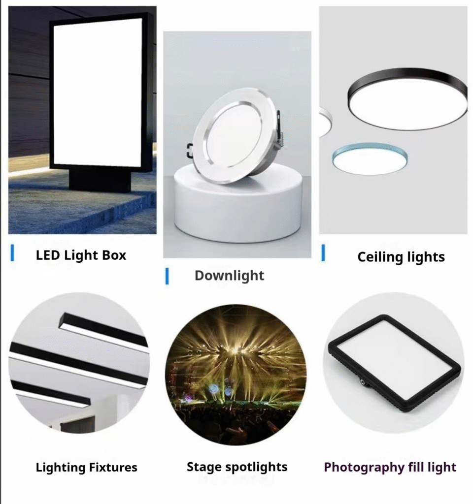 PC light diffuser plate application