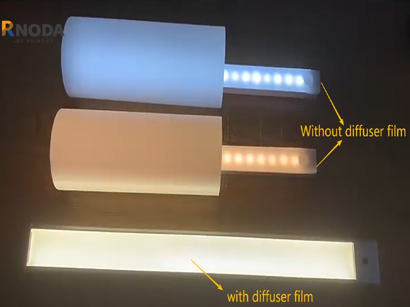LED Light Diffuser Sheet lighting effect