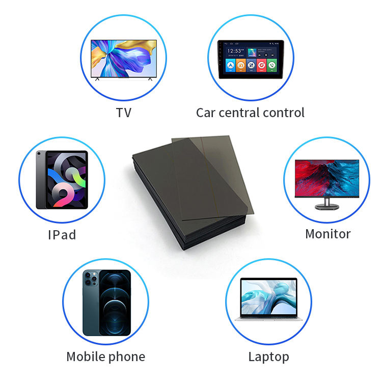 laptop screen polarizer film application
