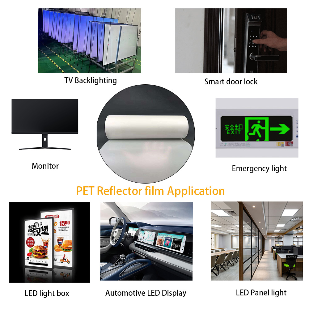 Light reflector paper Application