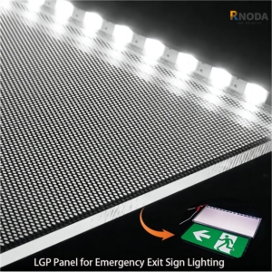 Custom LGP Sheet for Emergency Lighting & Exit Signs Custom LGP Sheet for Emergency Lighting & Exit Signs